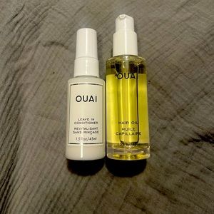 New Ouai hair oil & leave in conditioner 👱🏼‍♀️